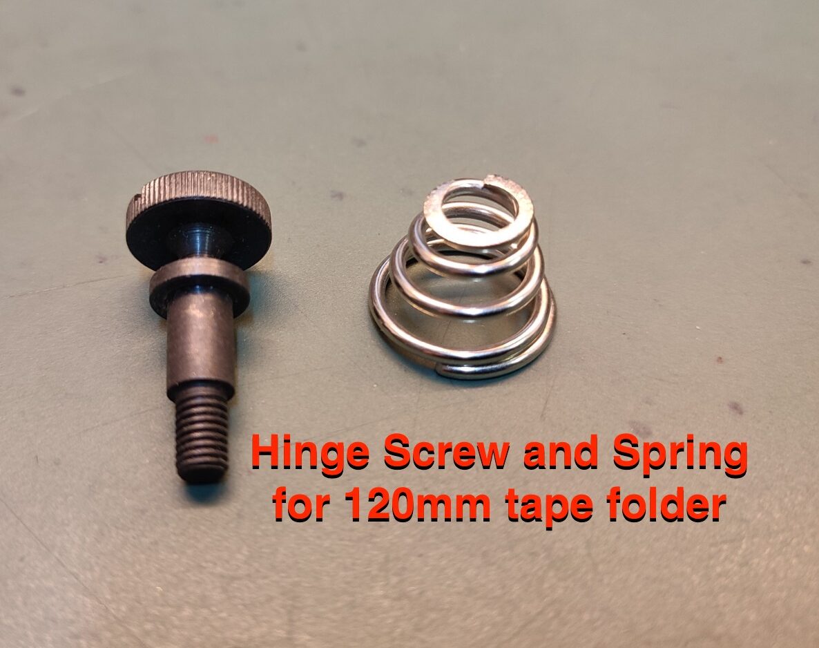 Hinge Screw and Spring for 120mm tape folder