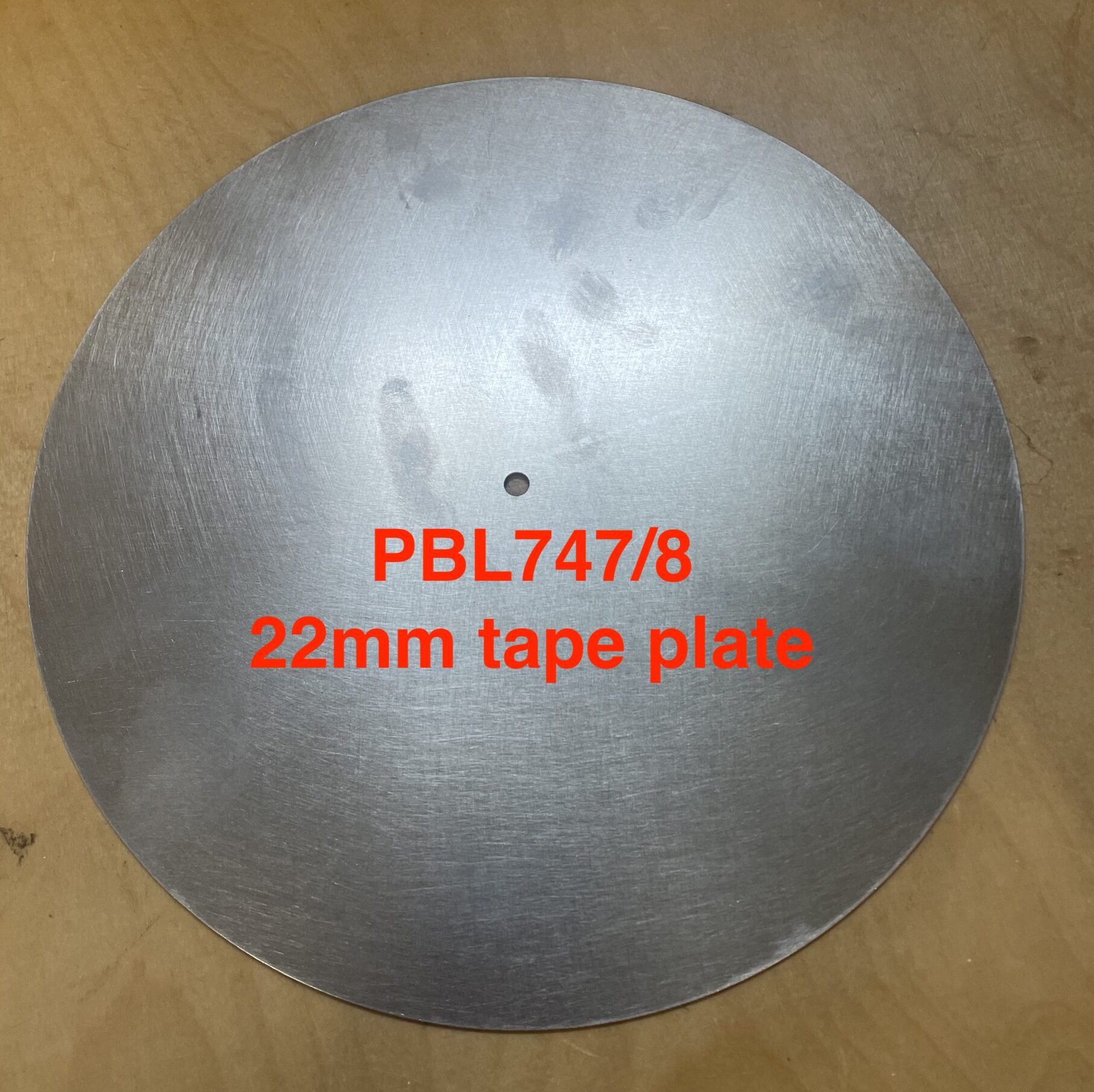 PBL747/8 22mm tape plate