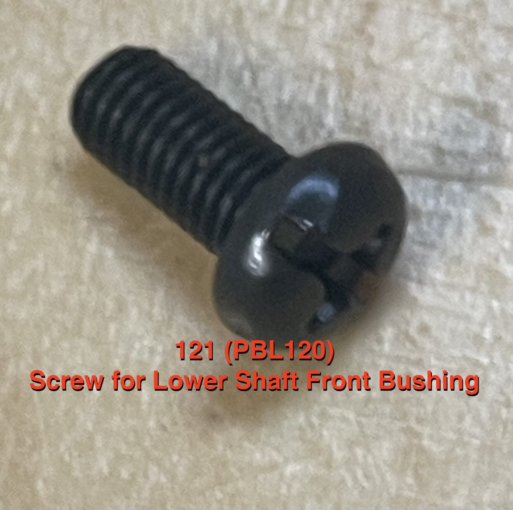 121 (PBL120) Screw for Lower Shaft Front Bushing