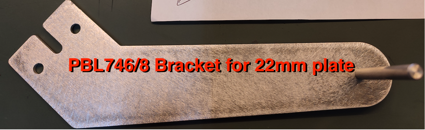 PBL746/8 Bracket for 22mm plate